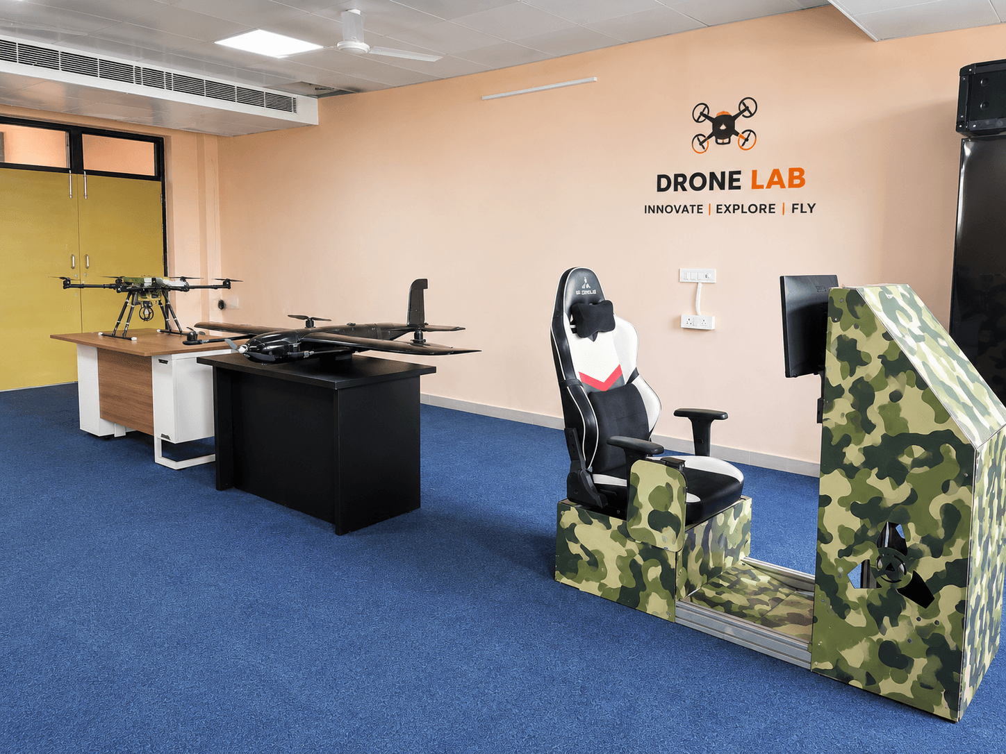 Equipment at the Drone Technology Lab